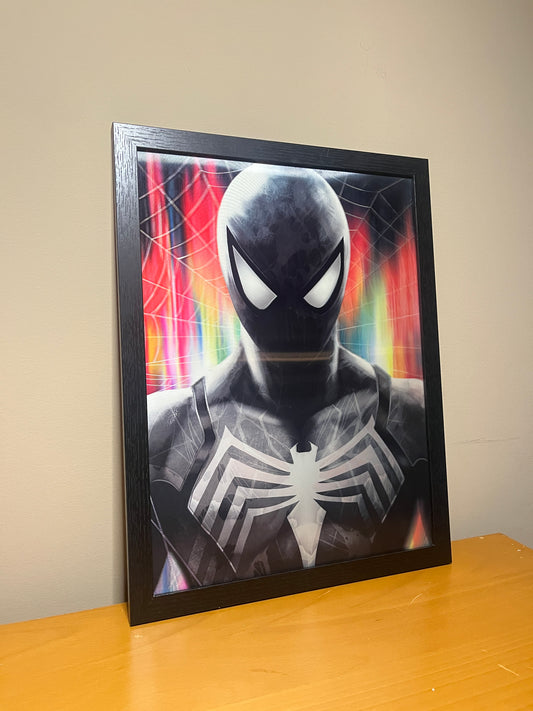 Spider Man Black & Red 3D Frame