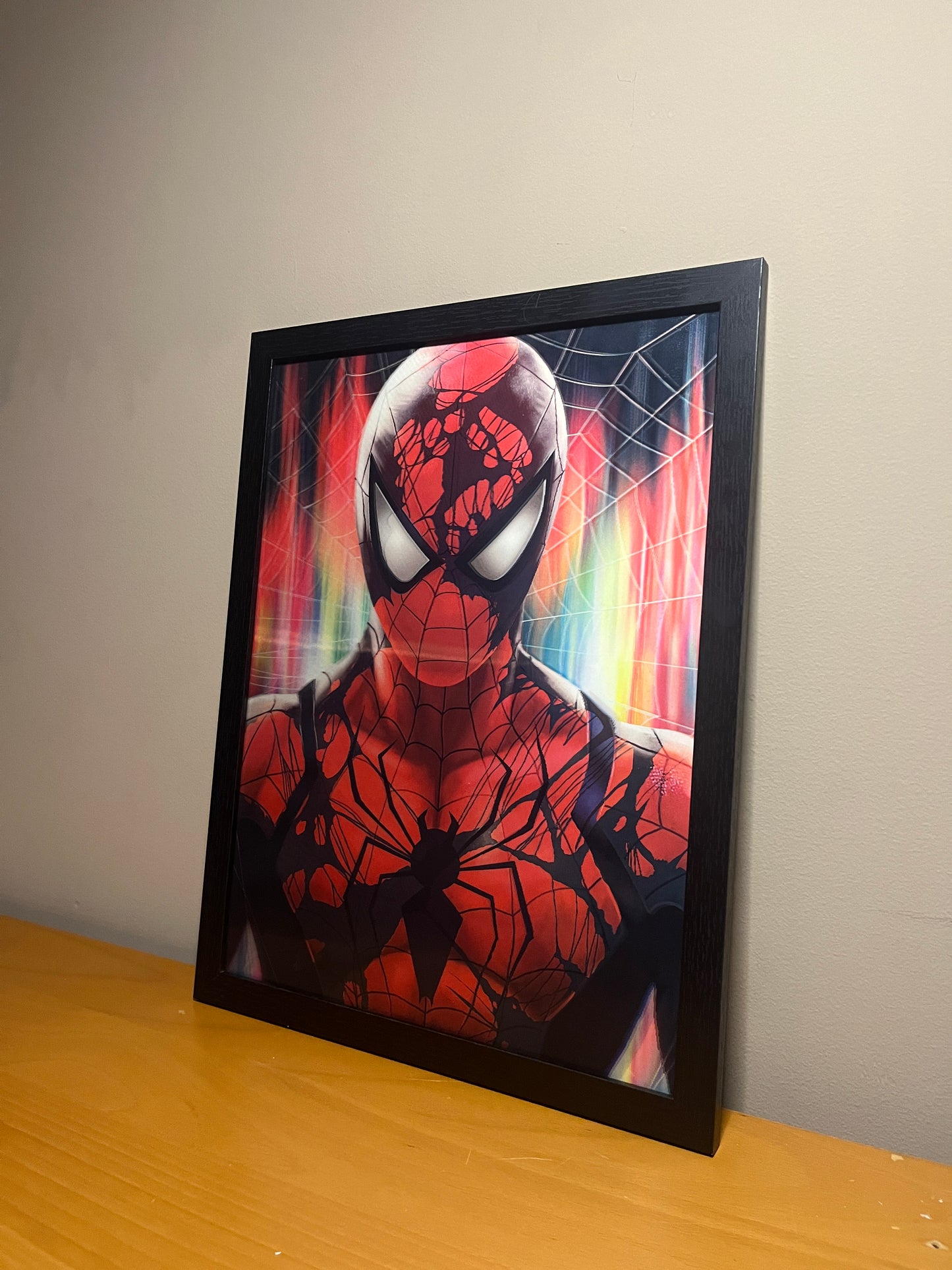 Spider Man Black & Red 3D Frame