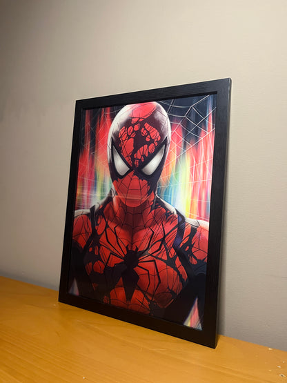 Spider Man Black & Red 3D Frame