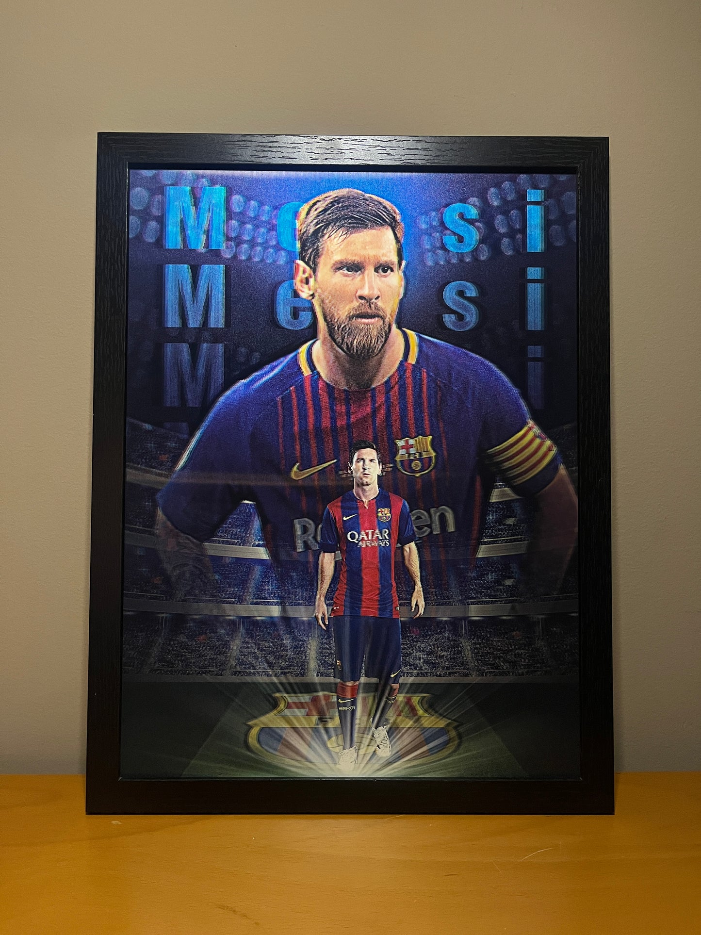 Lionel Messi 3D Frame