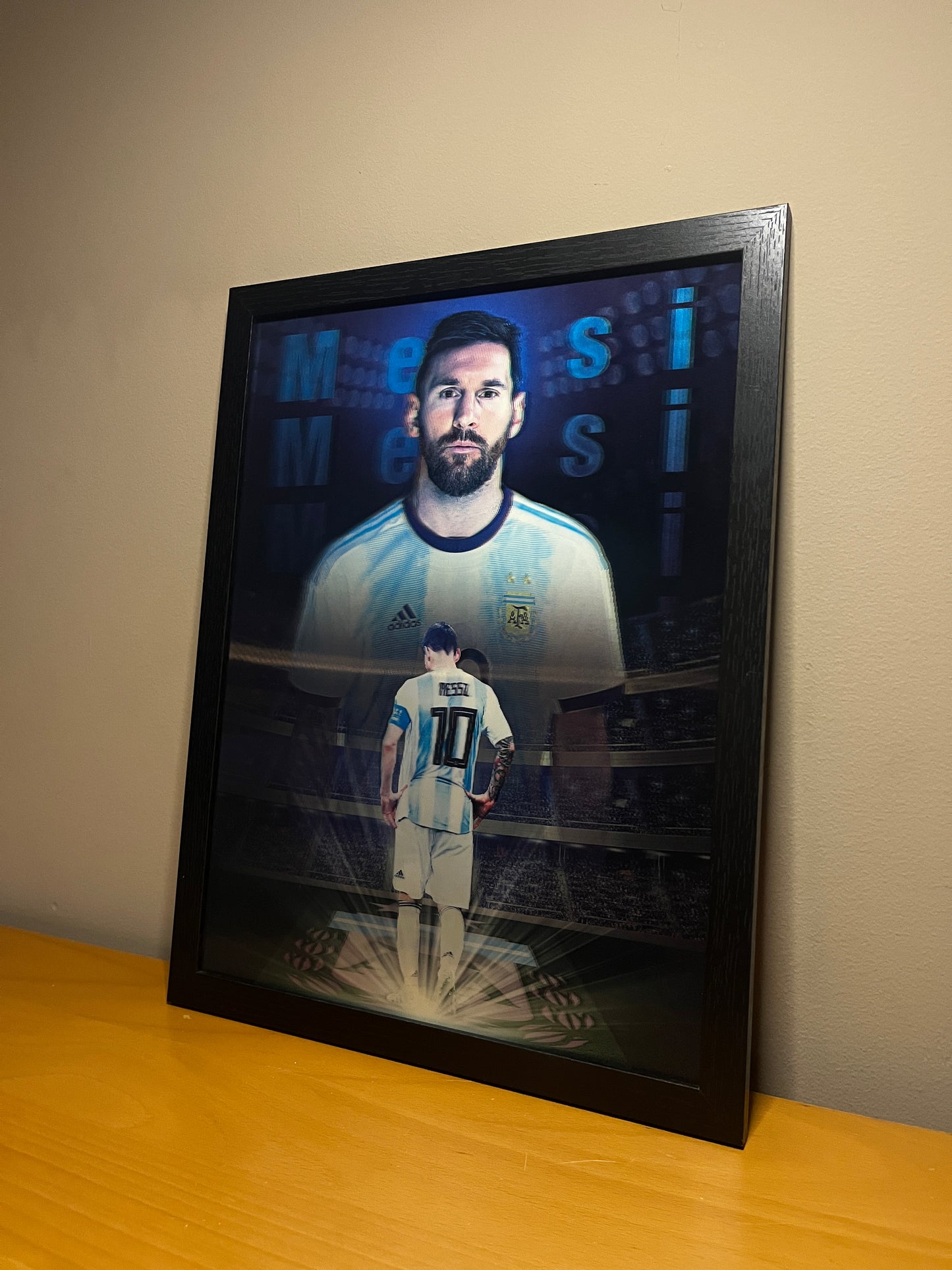 Lionel Messi 3D Frame
